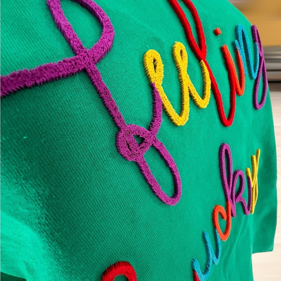 PEACH LOVE CALIFORNIA feeling lucky crop top S M L - Picture 8 of 9